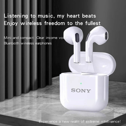 Original Sony Pro4 TWS Wireless Earphone Bluetooth Headset HiFi Noise Reduction Earbuds Waterproof Game Sports Mic Headphone