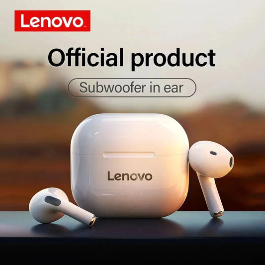 New Lenovo LP40 Earphones TWS Wireless Bluetooth Earbuds Bass Touch Control Stereo Noise Reduction Long Standby Original