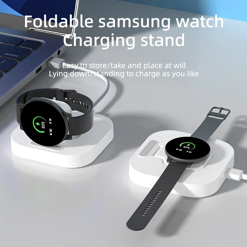 Compatible with Samsung Galaxy Watch 7 Charger Stand 40 44 46mm Galaxy Watch 3 4 5Pro 6 Charge silicone Stand 45 Charging baser