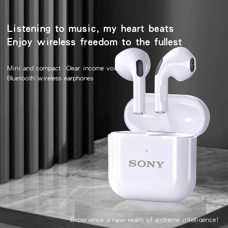 Original Sony Pro4 TWS Wireless Earphone Bluetooth Headset HiFi Noise Reduction Earbuds Waterproof Game Sports Mic Headphone