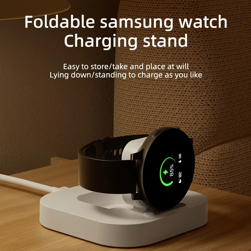 Compatible with Samsung Galaxy Watch 7 Charger Stand 40 44 46mm Galaxy Watch 3 4 5Pro 6 Charge silicone Stand 45 Charging baser