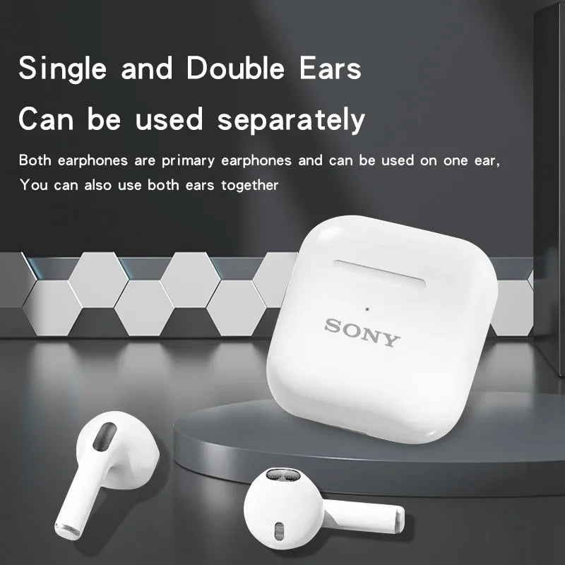 Original Sony Pro4 TWS Wireless Earphone Bluetooth Headset HiFi Noise Reduction Earbuds Waterproof Game Sports Mic Headphone