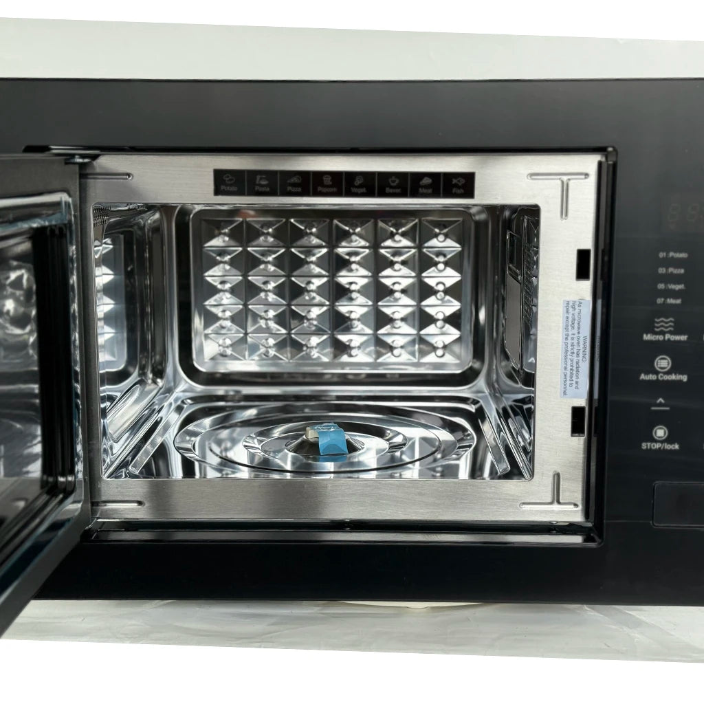 25L Multifunction Touch Glass Microwave Oven In-Built Installation for Kitchen Households Hotels RV 220V Electric True Grilling