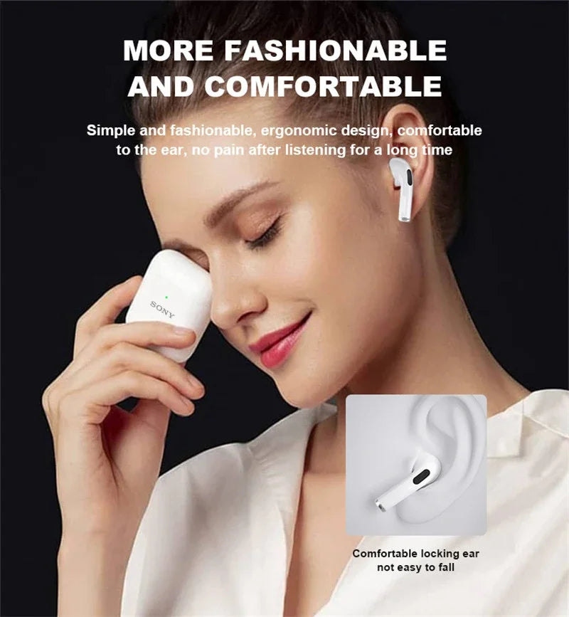 Original Sony Pro4 TWS Wireless Earphone Bluetooth Headset HiFi Noise Reduction Earbuds Waterproof Game Sports Mic Headphone